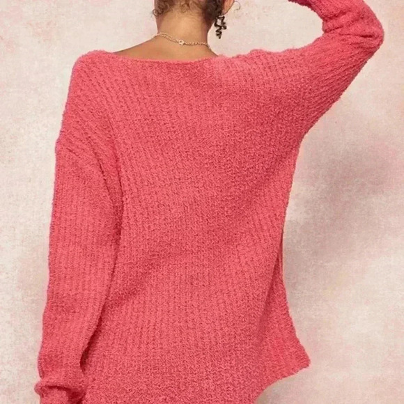 ultra soft Long sleeved Sweater pink - Picture 3 of 6